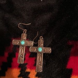 copper earrings